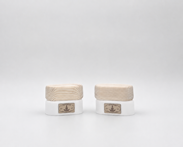 VertiBeans™ – Handmade Wooden Training Blocks - Cloud White