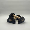 VertiParallettes™ – Handmade Wooden Parallettes - Midnight Black