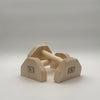 VertiParallettes™ – Handmade Wooden Parallettes - Natural Pine