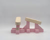 VertiFeet™ – Angled Training Foot Blocks - Candy Pink