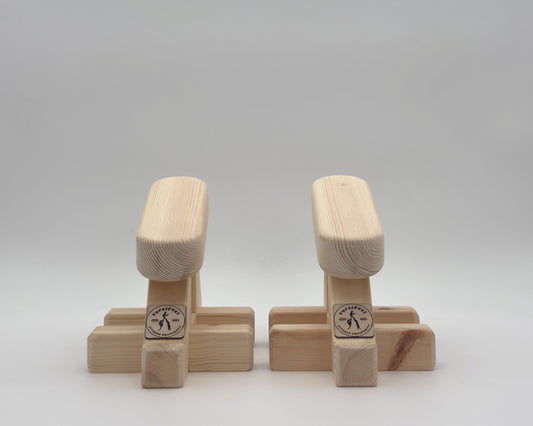 VertiFeet™ – Angled Training Foot Blocks - Natural Pine
