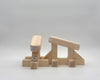 VertiFeet™ – Angled Training Foot Blocks - Natural Pine