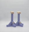 VertiCanes® – Handmade Wooden Handstand Canes - VertiGrip Lilac