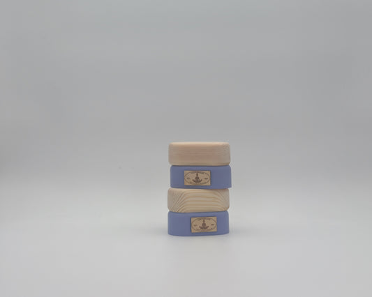 VertiBeans™ – Handmade Wooden Training Blocks - VertiGrip Lilac