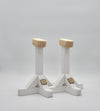 VertiCanes® – Handmade Wooden Handstand Canes - Cloud White