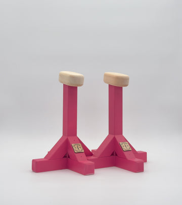 VertiCanes® – Handmade Wooden Handstand Canes - Raspberry Pink