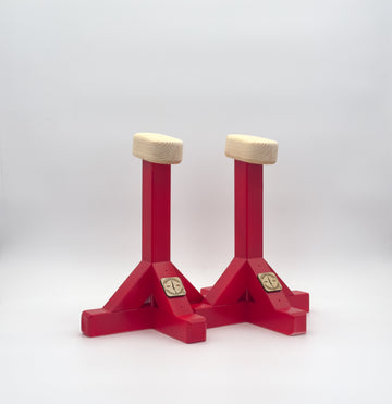 VertiCanes® – Handmade Wooden Handstand Canes - Strawberry Red
