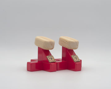 VertiMinis™ – Handmade Mini Handstand Canes - Strawberry Red