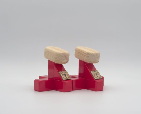 VertiMinis™ – Handmade Mini Handstand Canes - Strawberry Red