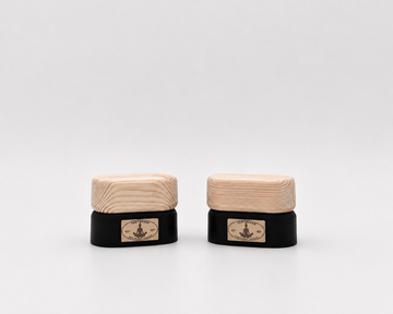 VertiBeans™ – Handmade Wooden Training Blocks - Midnight Black