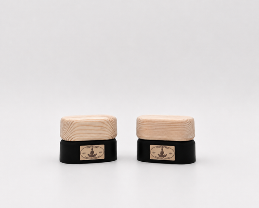VertiBeans™ – Handmade Wooden Training Blocks - Midnight Black