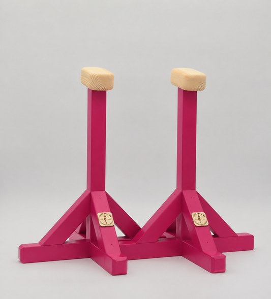 VertiCanes XL™ – Tall Handmade Handstand Canes - Raspberry Pink