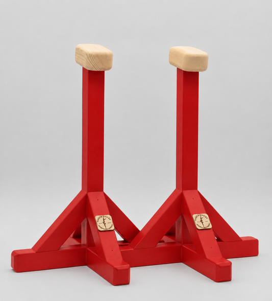 VertiCanes XL™ – Tall Handmade Handstand Canes - Strawberry Red
