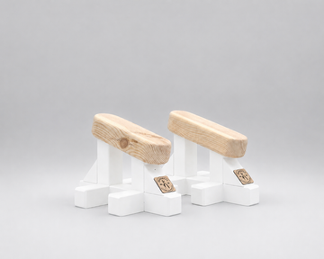 VertiFeet™ – Angled Training Foot Blocks - Cloud White