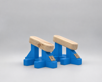 VertiFeet™ – Angled Training Foot Blocks - Lagoon Blue