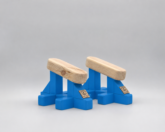 VertiFeet™ – Angled Training Foot Blocks - Lagoon Blue