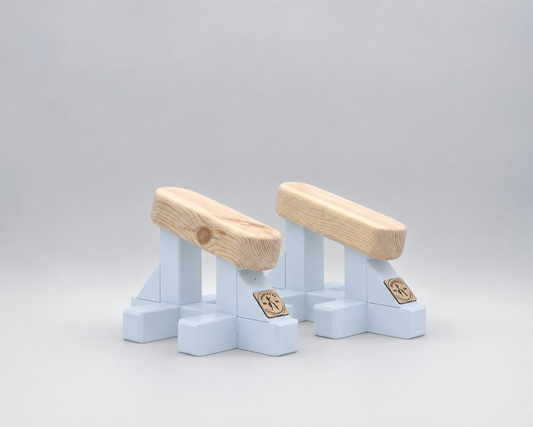 VertiFeet™ – Angled Training Foot Blocks - Powder Blue