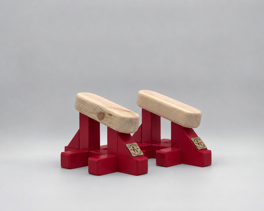 VertiFeet™ – Angled Training Foot Blocks - Strawberry Red