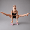 VertiMinis™ – Handmade Mini Handstand Canes - Strawberry Red