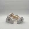 VertiParallettes™ – Handmade Wooden Parallettes - Cloud White