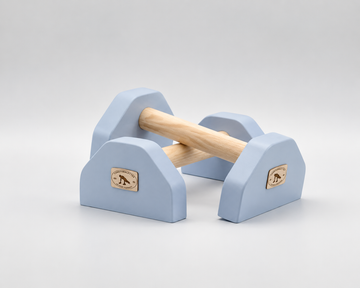 VertiParallettes™ – Handmade Wooden Parallettes - Powder Blue