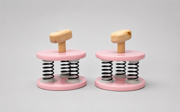 VertiWobbles™ – Handmade Balance & Strength Blocks - Candy Pink