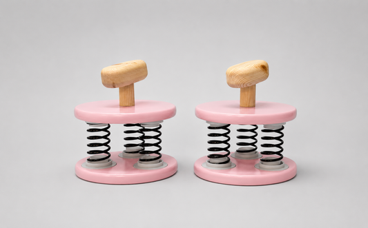 VertiWobbles™ – Handmade Balance & Strength Blocks - Candy Pink