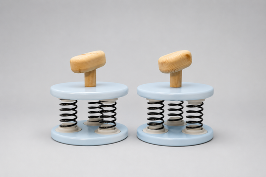 VertiWobbles™ – Handmade Balance & Strength Blocks - Powder Blue