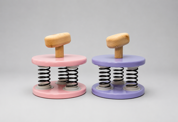 VertiWobbles™ – Handmade Balance & Strength Blocks - Pink and Lilac